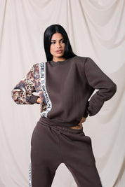 Completo Wild Elegance Marrone