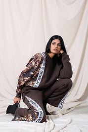 Completo Wild Elegance Marrone