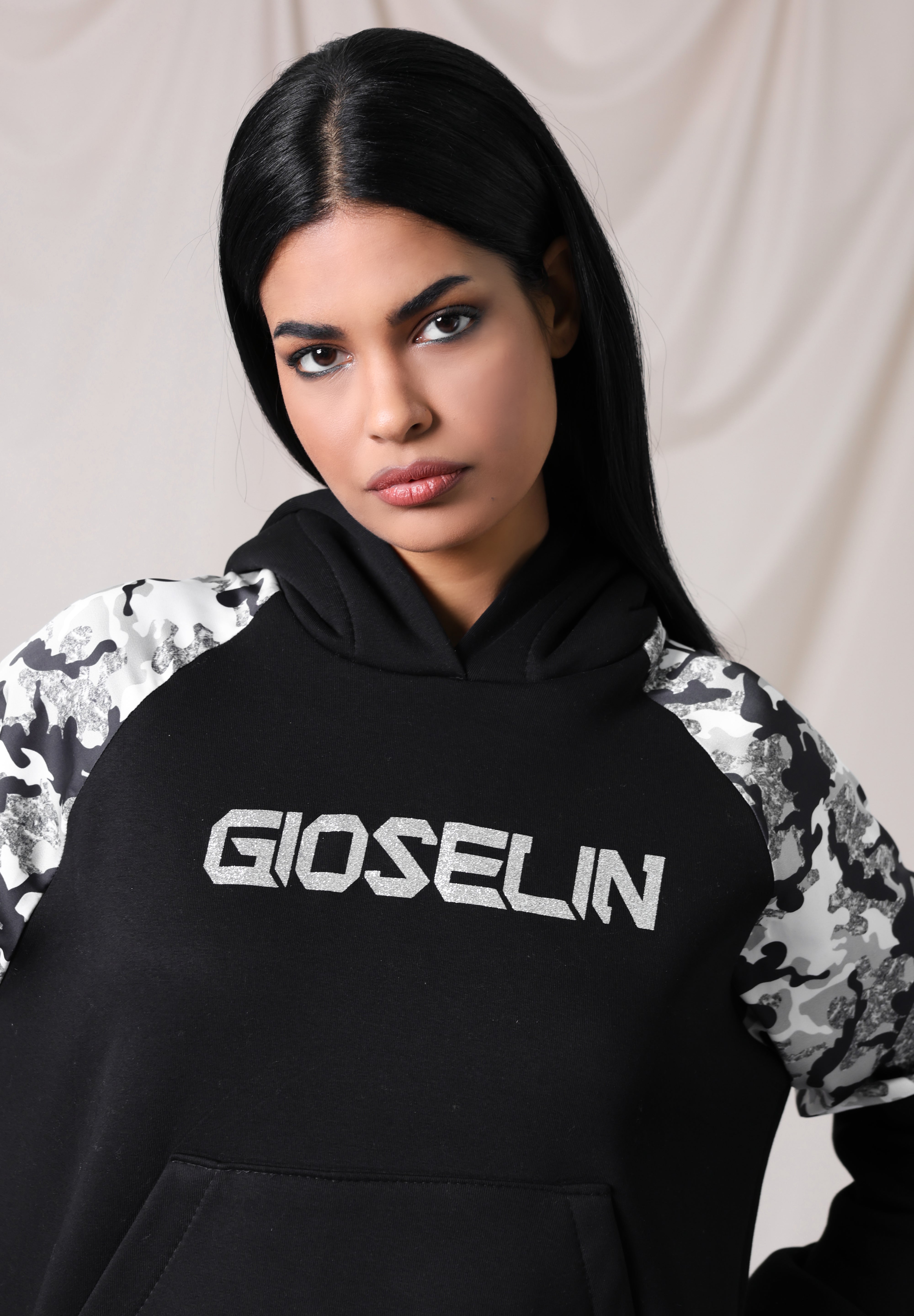 Tuta Shine Camouflage Nera