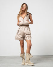 Completo Zip Beige