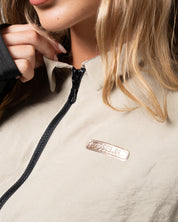 Giacca Crop Beige in Cotone