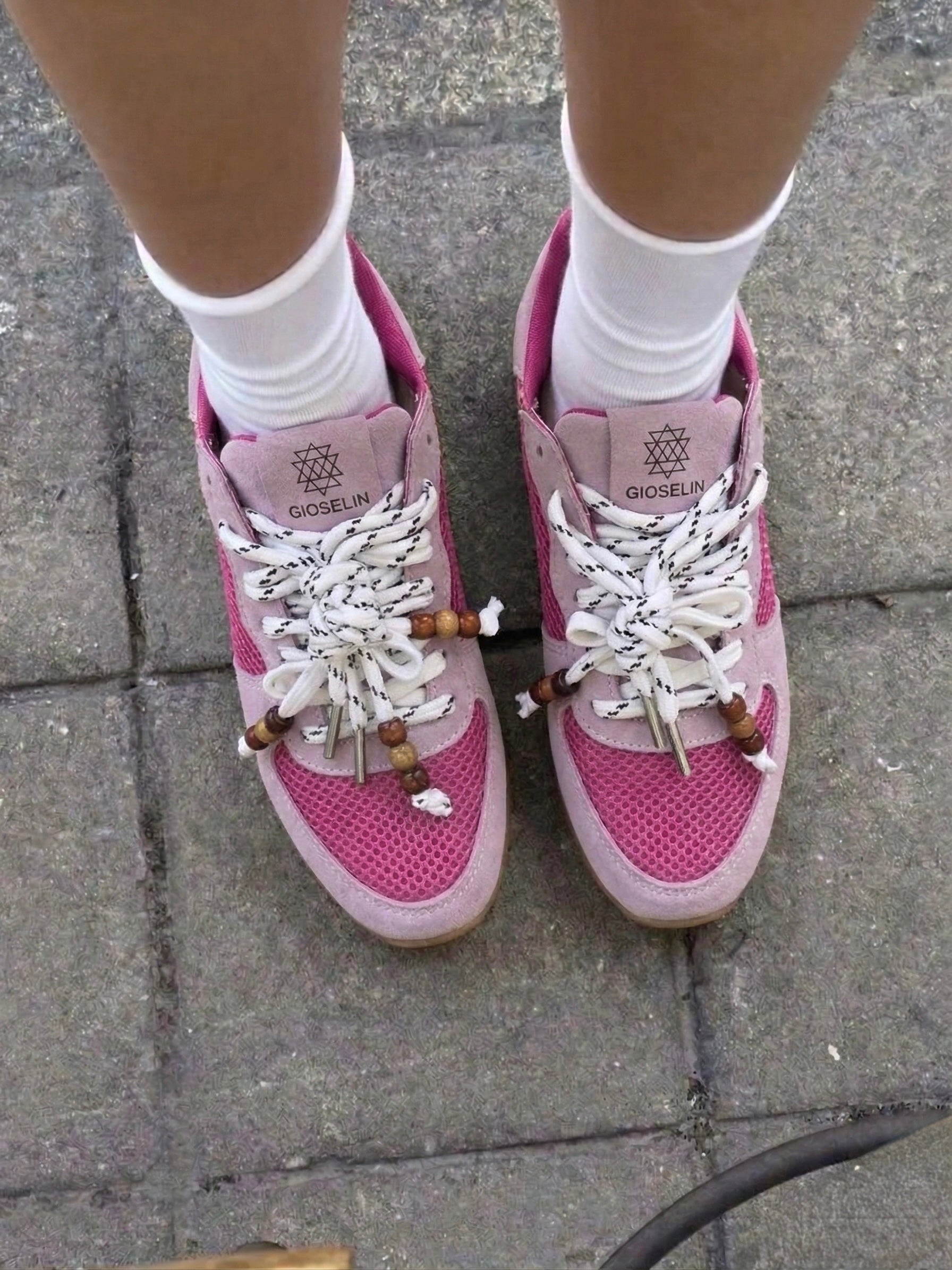 Sneakers donna leggere rosa LOW