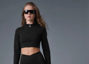 Completo BLACK NOIR – Crop top + leggings