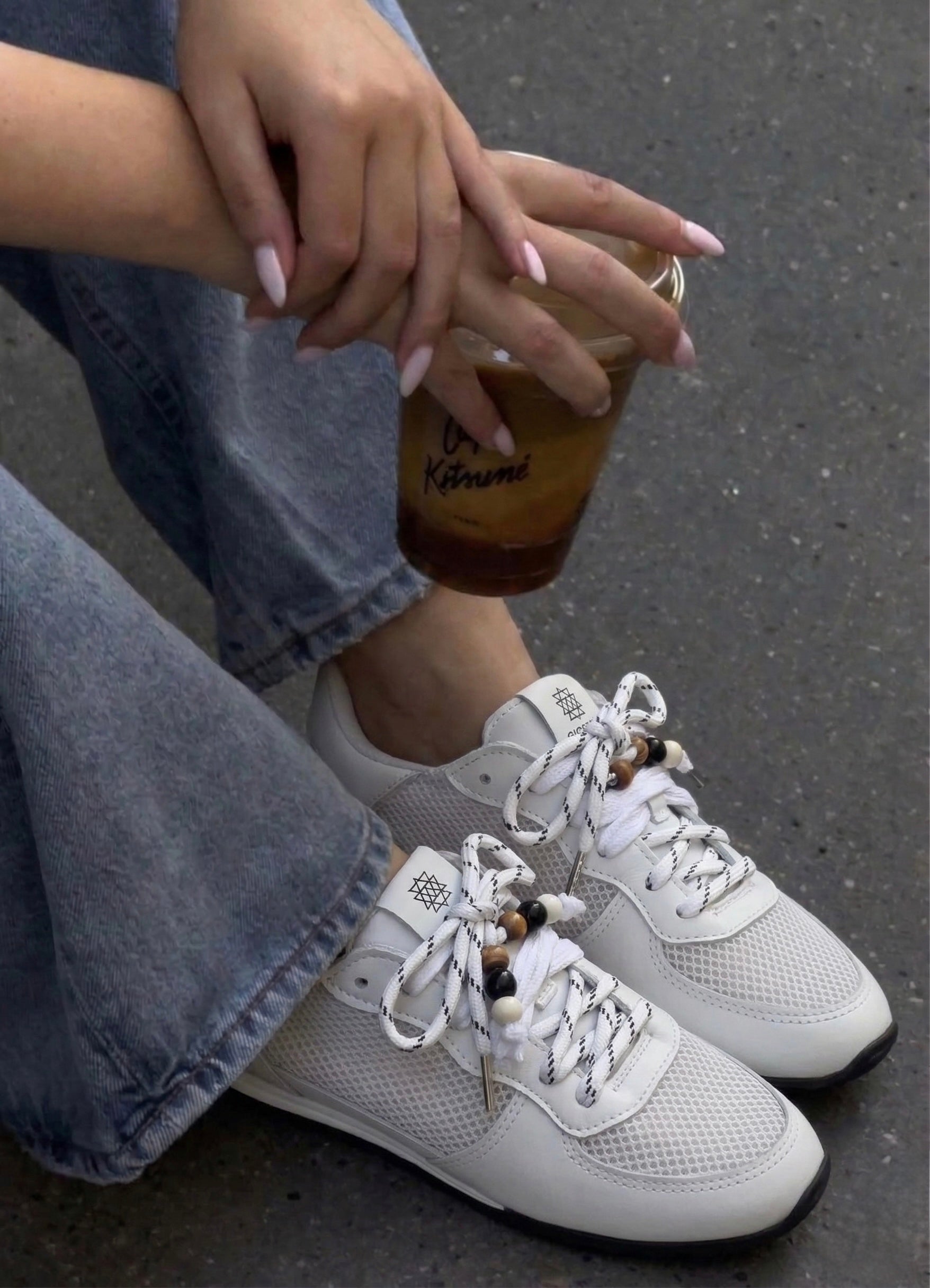 Sneakers donna leggere bianche LOW