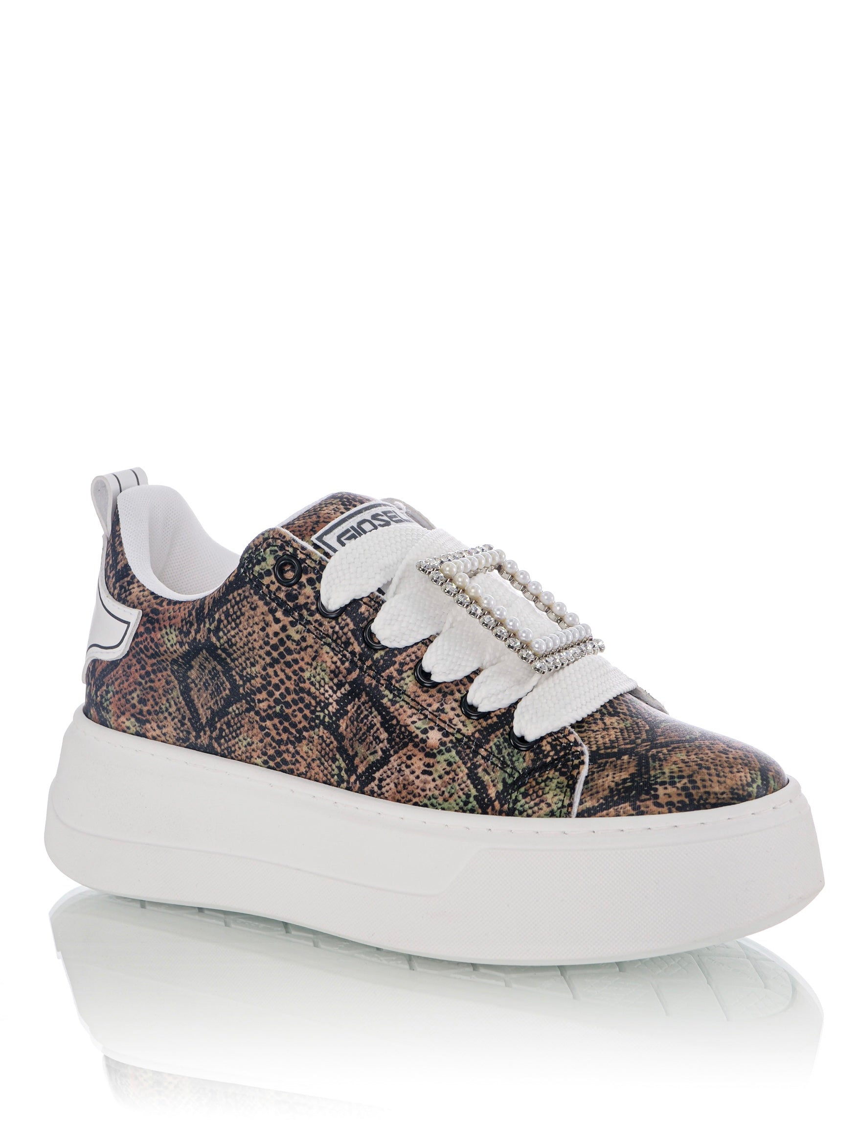 Perle mit Animal-Print