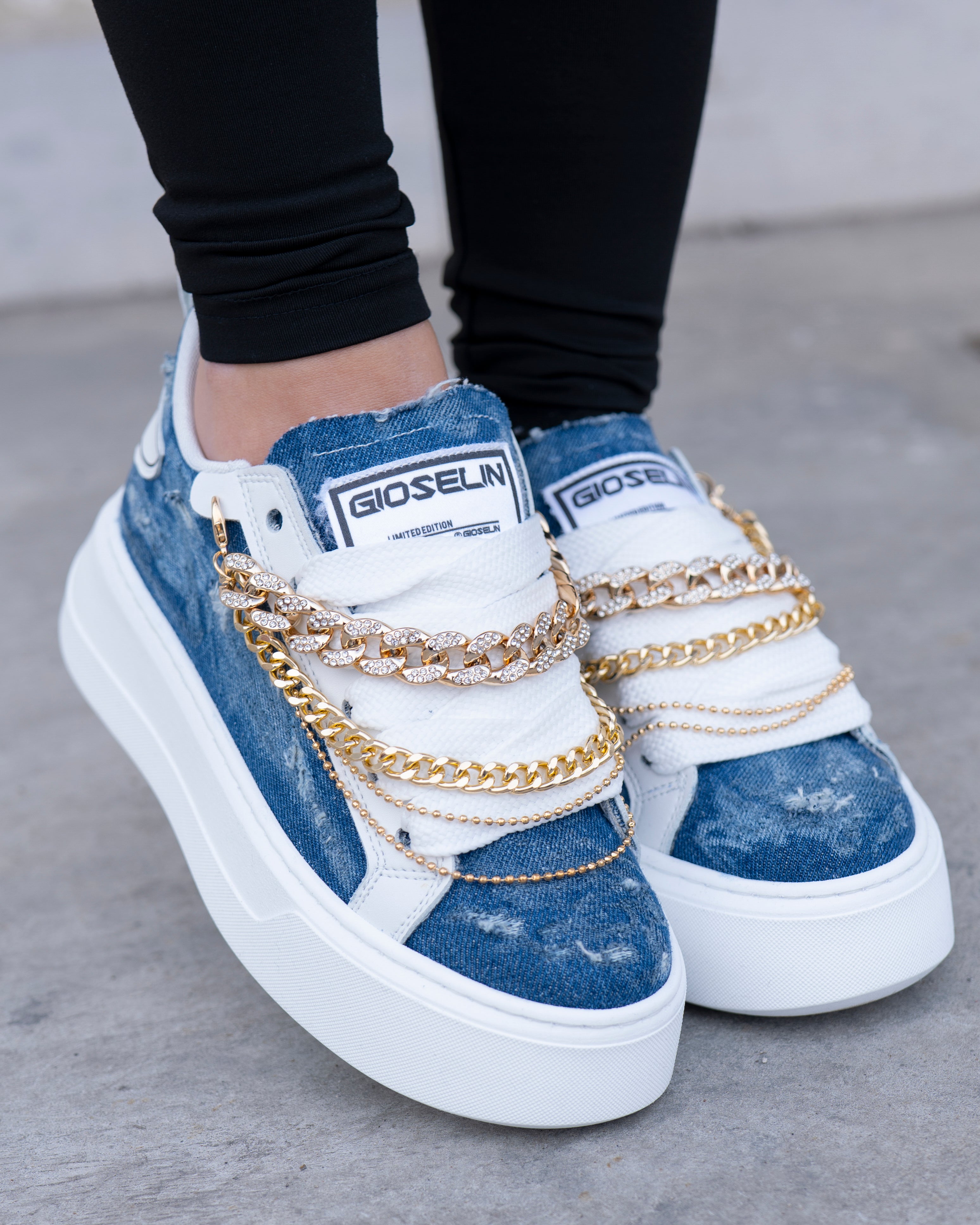 Collier Denim in Oro