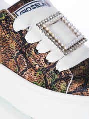 Perle mit Animal-Print