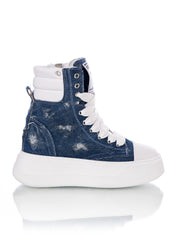 Nit-up Ripped Denim Blue