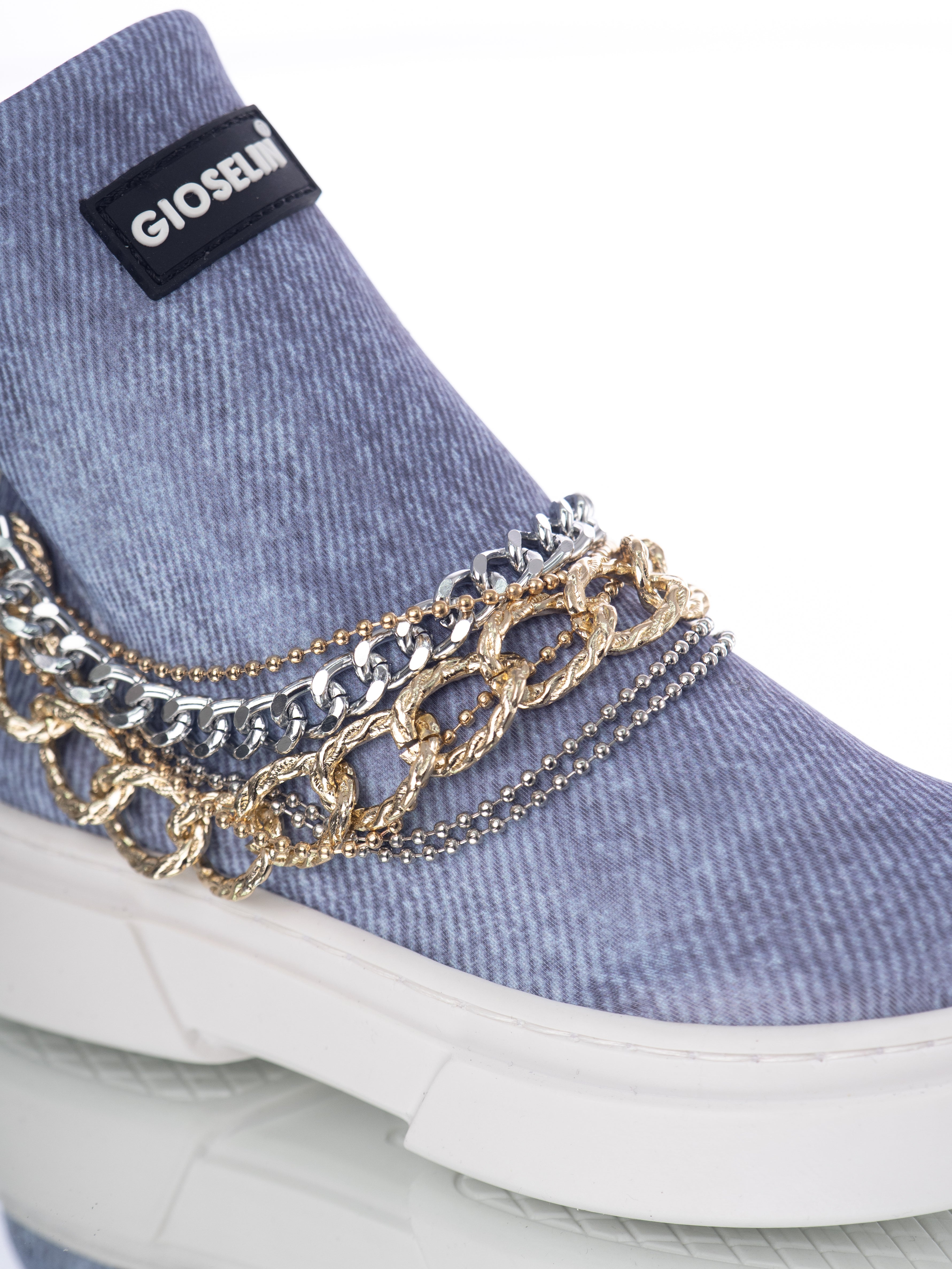 Light Baby Denim Collier