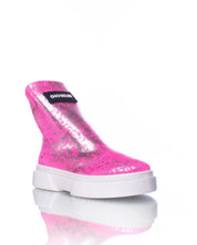 Helle Babyfolie Rosa/Silber